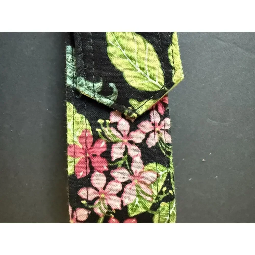 Vera Bradley Belt Botanica Faux Tortoise Floral Reversible Up To 44